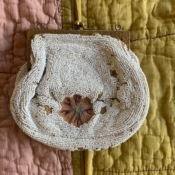 Rudy Jude Handbags - Vintage French hand beaded clutch